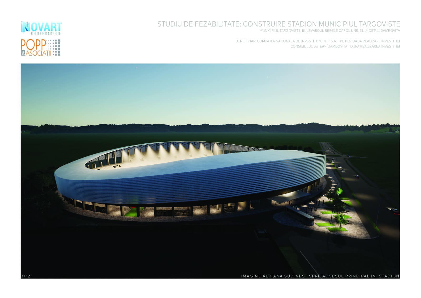 You are currently viewing Șase proiecte depuse pentru proiectarea și construirea noului stadion din Târgoviște