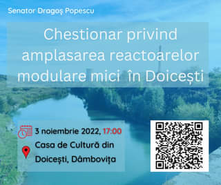 You are currently viewing Consultare publică privind investiția de la Doicești, pe 3 noiembrie