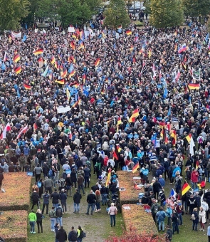Read more about the article Protest de amploare la Berlin, din cauza prețurilor mari generate de sancțiunile împotriva Rusiei
