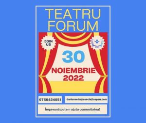 Read more about the article Tinerii pasionați de actorie sunt invitați la cursuri de teatru forum