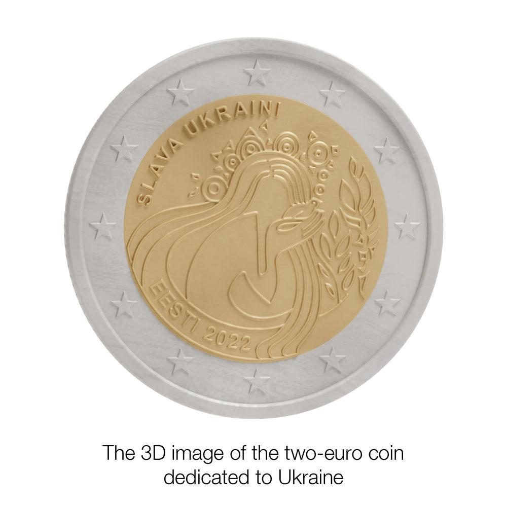 You are currently viewing Estonia a emis monede de 2 euro dedicate Ucrainei
