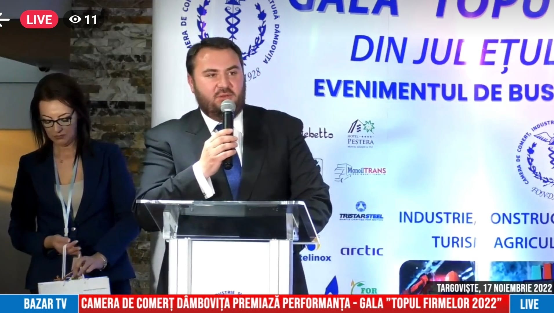 You are currently viewing Ionuț Ghibanu, vicar eparhial al Arhiepiscopiei Târgoviște, la Gala Firmelor Dâmbovițene 2022: factorul religios influențează mediul de afaceri, pentru că ajută la dezvoltarea comunității și la apărarea intereselor semenilor noștri