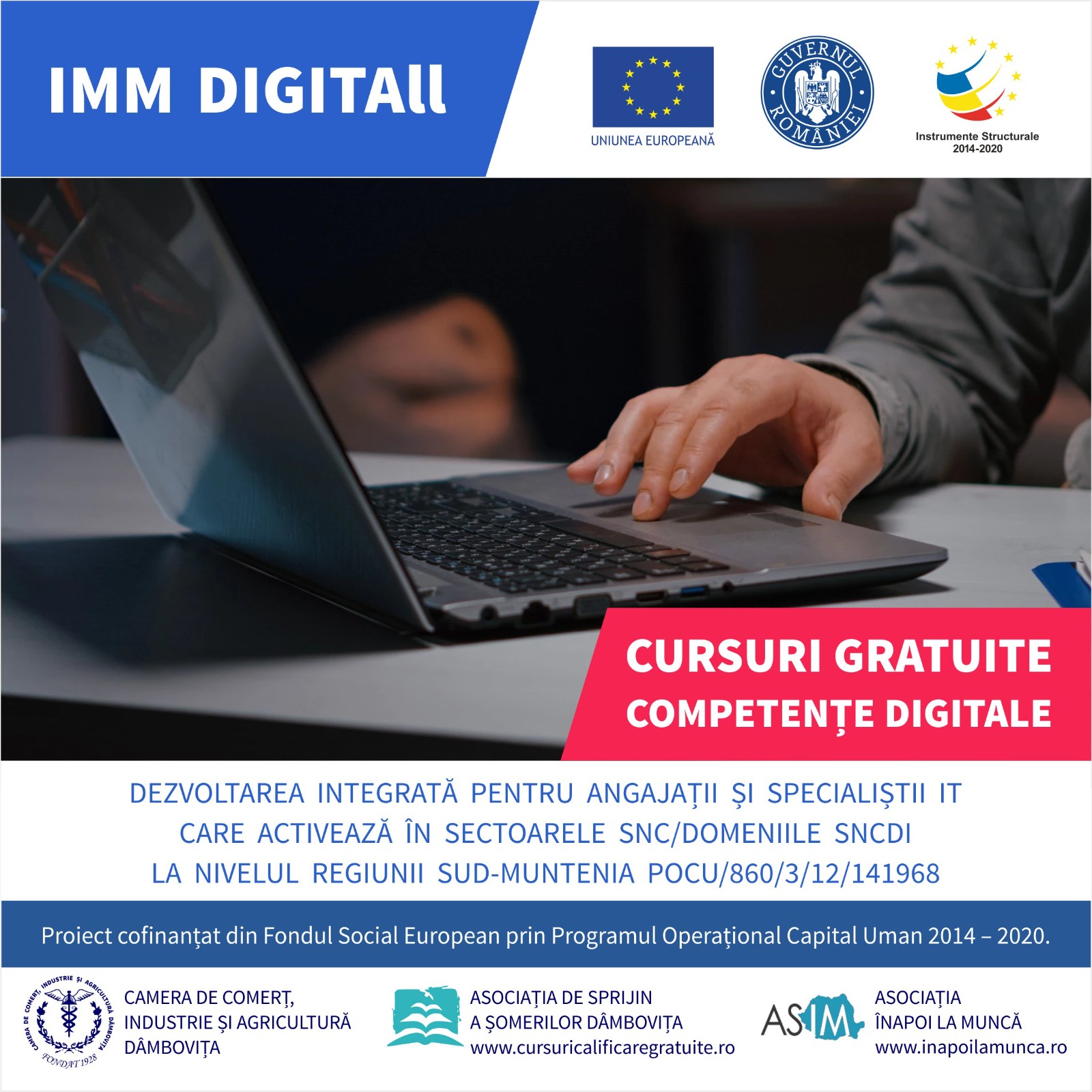 You are currently viewing Cursuri gratuite, de competențe digitale, organizate de Camera de Comerț Dâmbovița