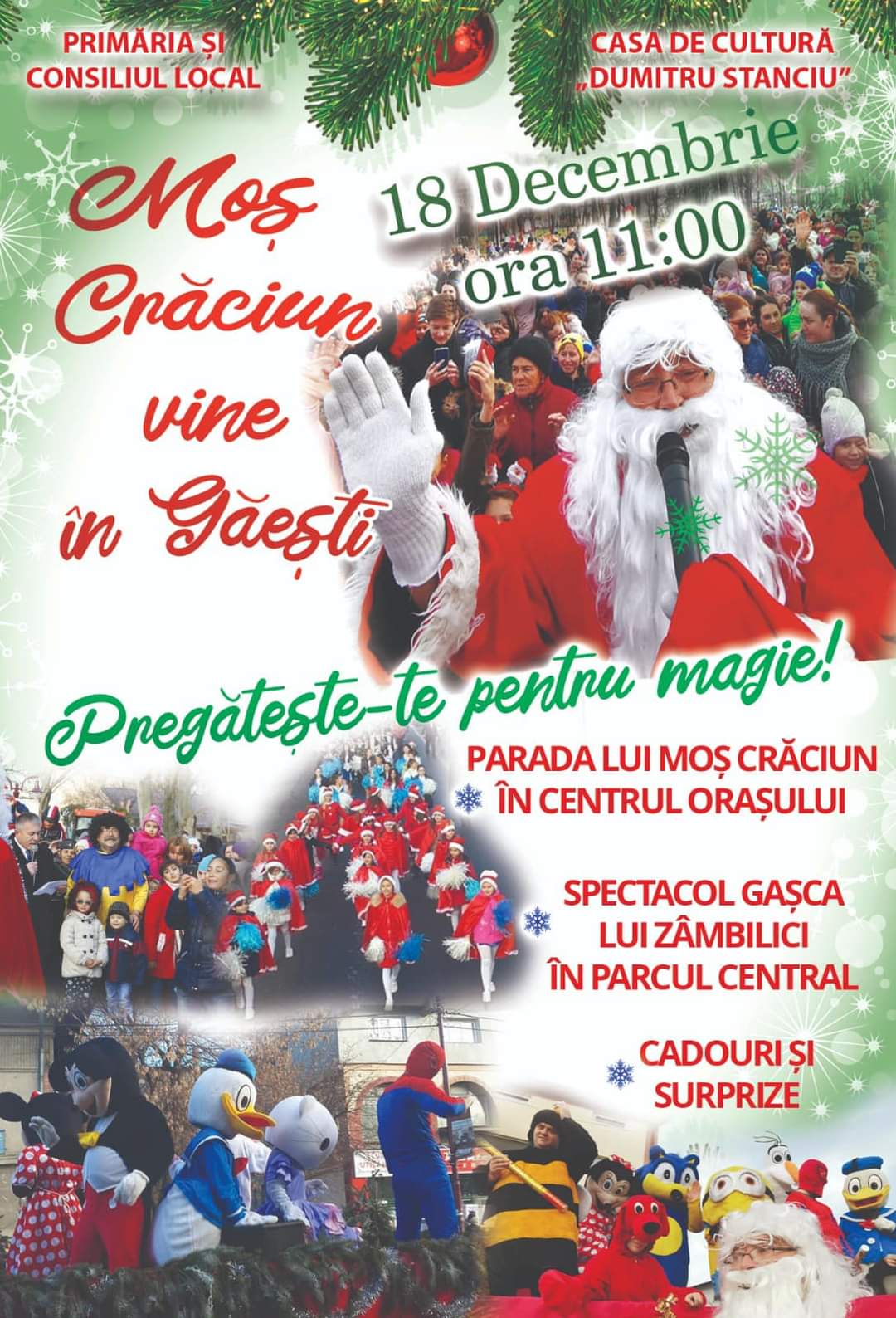 You are currently viewing Moș Crăciun va ajunge, duminică, la Găești