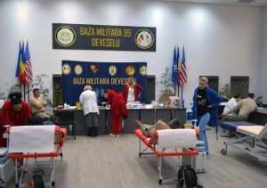 Read more about the article Militarii de la Deveselu, campanie umanitară de donare de sânge