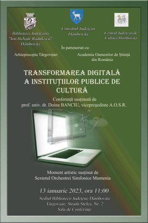 Read more about the article Ziua Culturii Naționale, marcată, vineri, la Biblioteca Județeană din Târgoviște