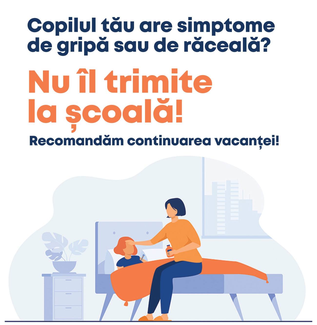 You are currently viewing Marius Caravețeanu: Copilul tău are simptome de gripă sau de răceală? Nu îl trimite la școală!