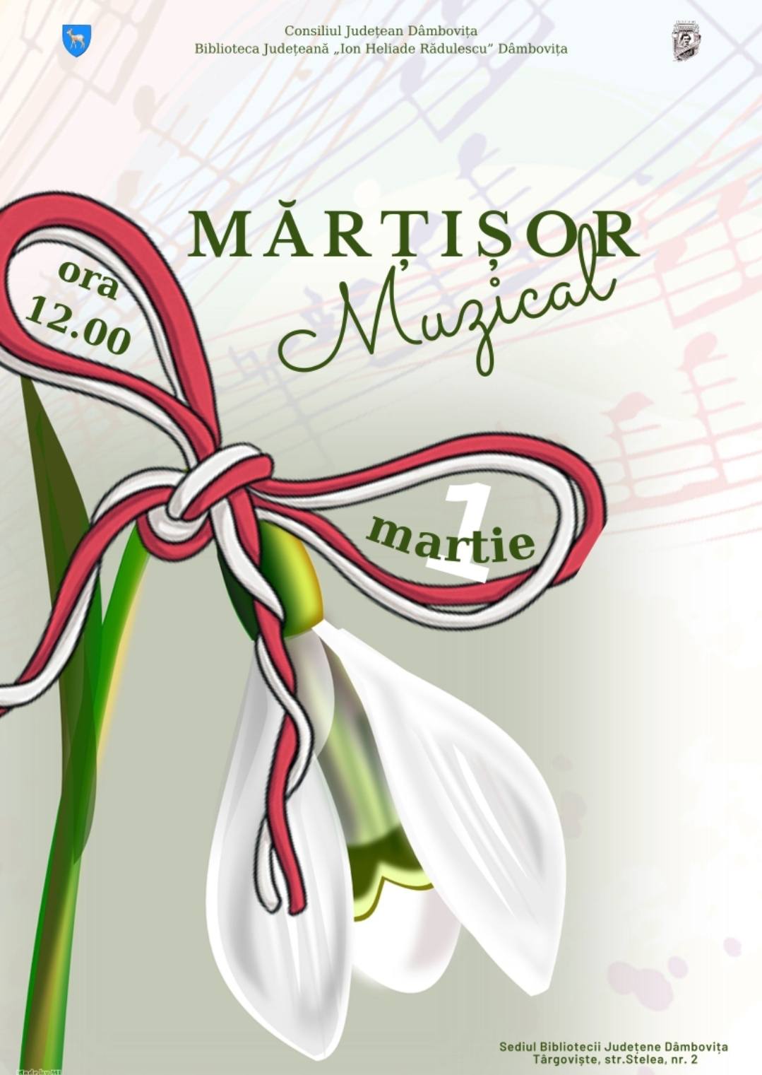 You are currently viewing „Mărțișor muzical”, recital vocal-instrumental la Biblioteca Județeană I.H.  Rădulescu