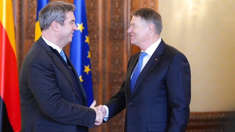 You are currently viewing Premierul Bavariei, primit de Klaus Iohannis la Cotroceni