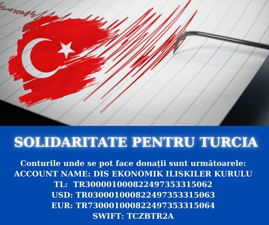 You are currently viewing Apel la solidaritate pentru Turcia al Camerei de Comerț Dâmbovița