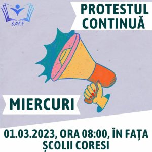 Read more about the article Pârinții nu renunță la protestul de mâine, de la Școala Coresi