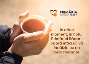 Read more about the article Primăria Răcari oferă ceai fierbinte celor care simt nevoia să se încălzească