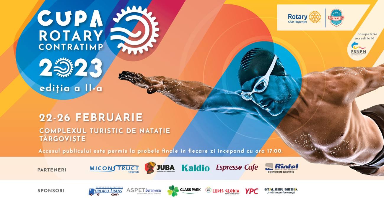 You are currently viewing 500 de sportivi de la peste 35 de cluburi de înot din țară vor participa, la Cupa Rotary Contratimp, la Târgoviște