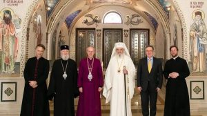 Read more about the article P.F. Părinte Patriarh Daniel, avându-l alături pe IPS Nifon, a primit pe Grația Sa Justin Welby, Arhiepiscop de Canterbury