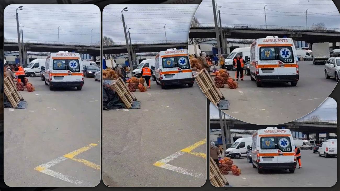 You are currently viewing Anchetă internă la Serviciul de Ambulanță din Iași, după ce un angajat a fost filmat încărcând cartofi de la piață