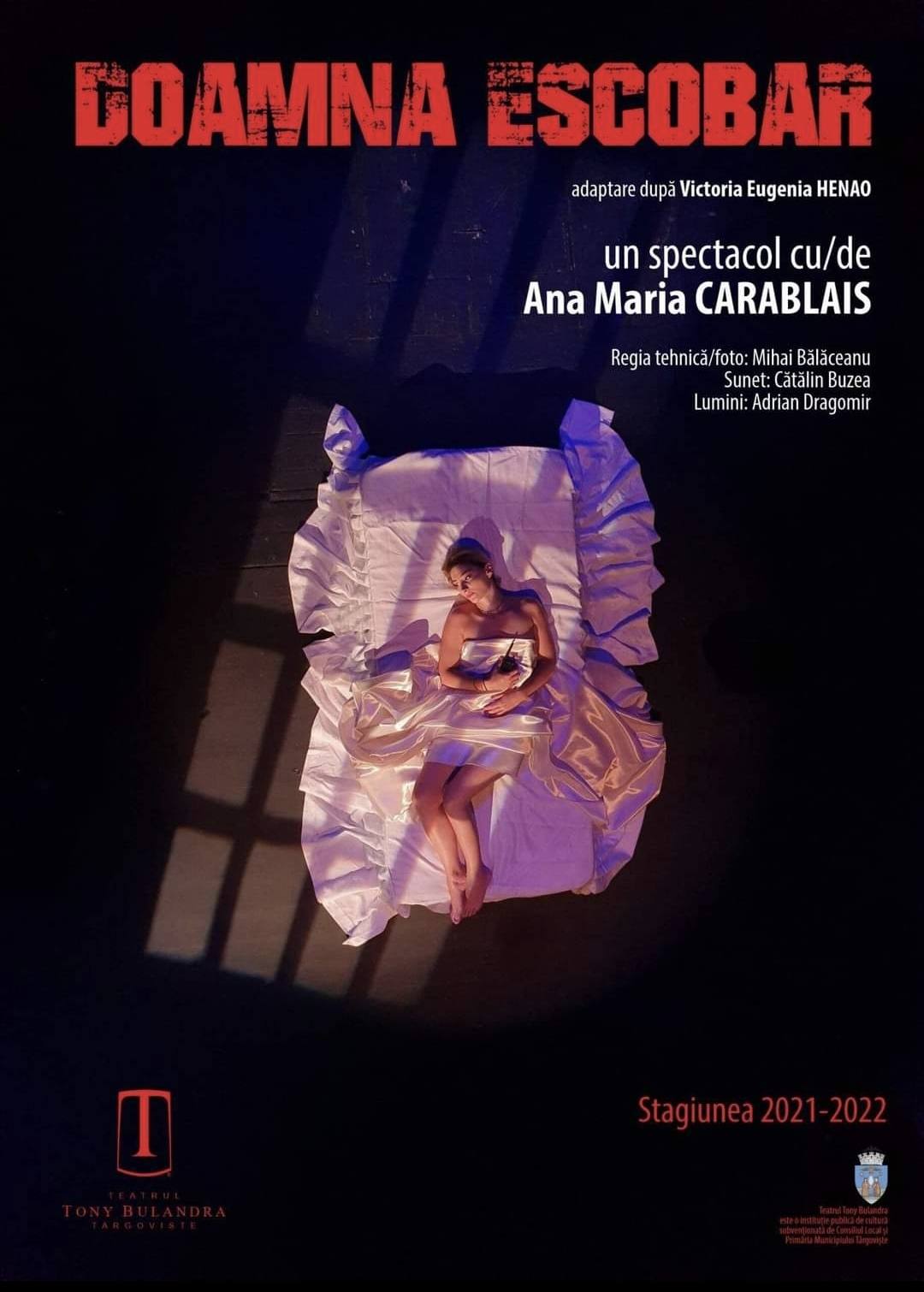 You are currently viewing „Doamna Escobar” – Spectacol la Sala Mare a teatrului „Tony Bulandra” – Târgoviște