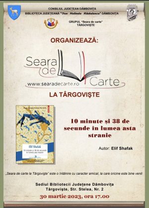 Read more about the article O nouă întâlnire din seria „Seara de carte la Târgovişte”, la Biblioteca Judeţeană „I. H. Rădulescu”