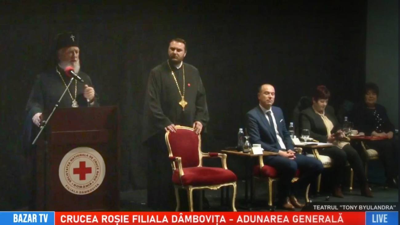 You are currently viewing Vicarul Eparhial, Ionuț Ghibanu, reales președinte al Filialei Județene de Cruce Roșie Dâmbovița