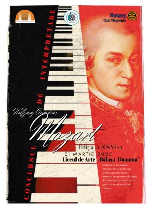 Read more about the article Au mai rămas doar câteva zile până la debutul unei noi ediții a Concursului de Interpretare „W.A.Mozart”