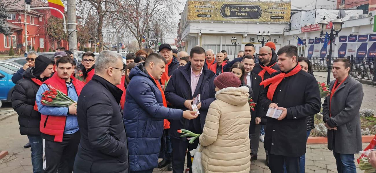 You are currently viewing Continuă acțiunea PSD de a felicita doamnele și domnișoarele din județ
