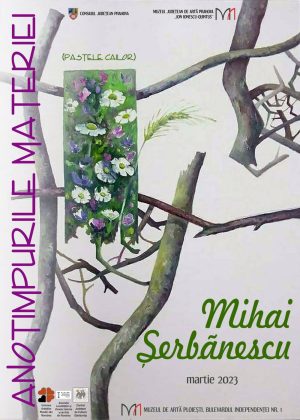 Read more about the article „Anotimpurile materiei”, o nouă expoziție a pictorului Mihai Șerbănescu, va fi vernisată sâmbătă, la Muzeul de Artă Ploiești
