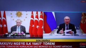 Read more about the article Erdogan și Putin au inaugurat, prin videoconferinţă, prima centrală nucleară din Turcia construită cu tehnologie rusească