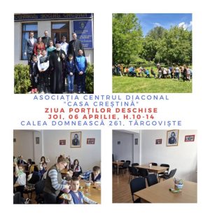 Read more about the article ASOCIAȚIA CENTRUL DIACONAL „CASA CREȘTINĂ” ORGANIZEAZĂ UN EVENIMENT CARITABIL DE TIP „ZIUA PORȚILOR DESCHISE”