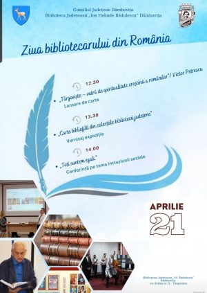 Read more about the article Eveniment dedicat Zilei Bibliotecarului din România la Biblioteca Județeană „I. H. Rădulescu”