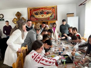 Read more about the article PES Activists România a dat startul campaniei ”Culori de primăvară”, la Moroeni
