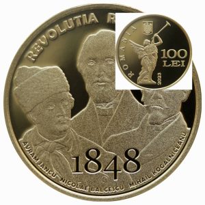 Read more about the article BNR va lansa în circuitul numismatic o monedă din aur și una din argint cu tema „175 de ani de la Revoluția Română din 1848”
