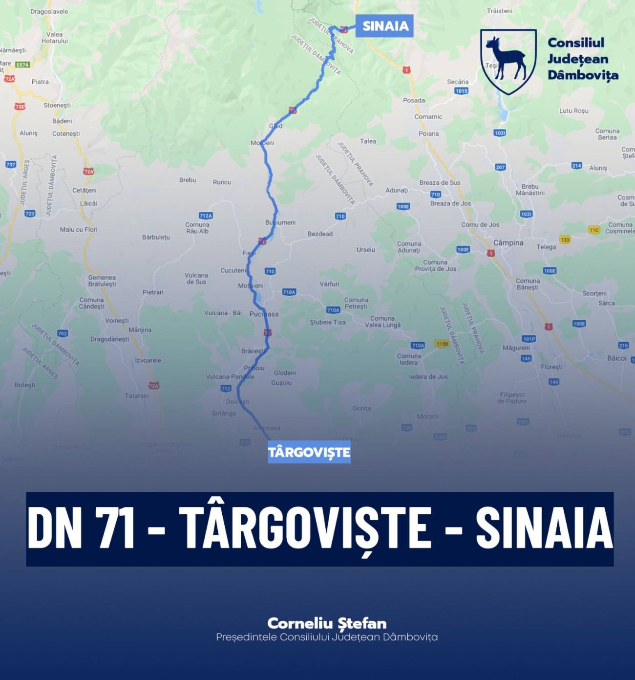 You are currently viewing A fost desemnat câștigătorul licitației privind lucrările la DN 71 Târgoviște – Sinaia