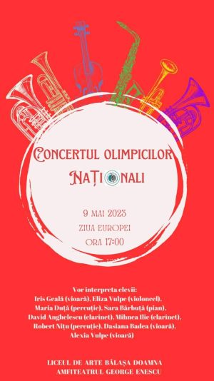 Read more about the article Concert dedicat elevilor olimpici la Liceul de Arte ,,Bălașa Doamna” din Târgoviște