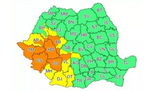 Read more about the article Avertizare de cod galben și portocaliu de ploi torențiale în mai multe județe din țară