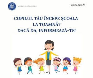 Read more about the article Încep înscrierile la clasa pregătitoare, în unitățile de învățământ dâmbovițene