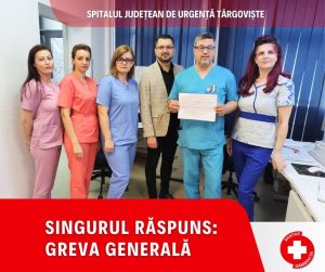Read more about the article Sanitas Dâmbovița strânge semnături pentru declanșarea grevei generale: Personalul medical a avut răbdare îndeajuns