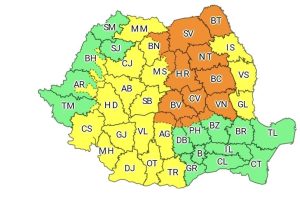 Read more about the article DÂMBOVIȚA: Zona montană a județului se află sub avertizare cod portocaliu de vreme capricioasă, cu averse torențiale și descărcări electrice