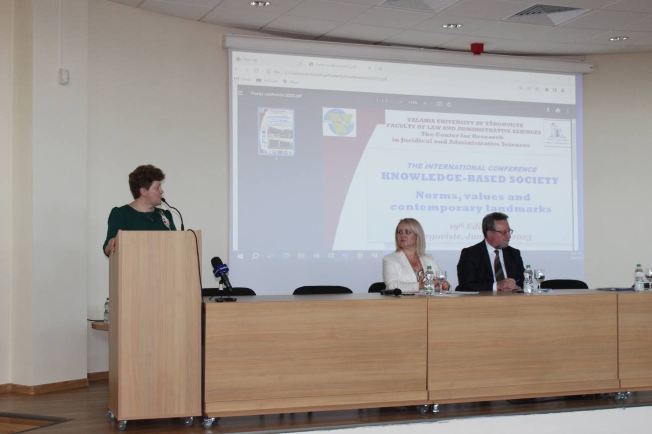 You are currently viewing Facultatea de Drept și Științe Administrative a UVT găzduiește a XIX-a ediție a Conferinței Internaționale „Societatea întemeiată pe cunoaștere. Norme, valori și repere contemporane”