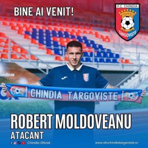 Read more about the article Al 11-lea transfer realizat de Chindia Târgoviște! Atacantul Robert Moldoveanu a ajuns sub comanda lui Dragoș Militaru