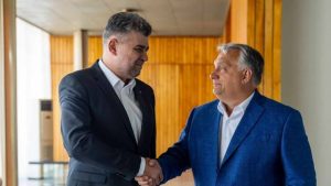 Read more about the article Marcel Ciolacu a avut o întâlnire privată cu Viktor Orbán, care se află în România