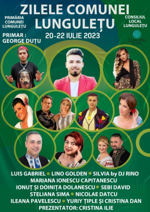 Read more about the article Sărbătoare, la Lungulețu, în perioada 20-22 iulie 2023