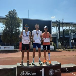 Read more about the article Cătălin Amuza, de la CS Târgoviște, campion și vicecampion național la atletism masters