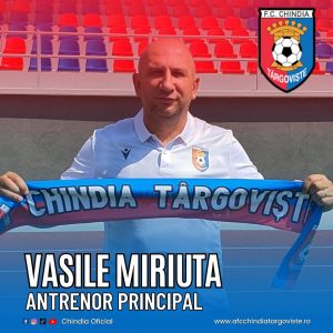 Read more about the article Antrenorul Chindiei Târgoviște și-a ales colaboratorii! Cine se mai regăsește pe banca tehnică alături de Vasile Miriuță