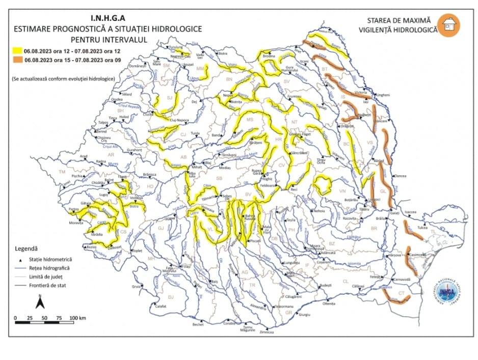 You are currently viewing Posibile efecte de inundaţii şi creşteri de debite pe râurile Argeș și Dâmbovița!