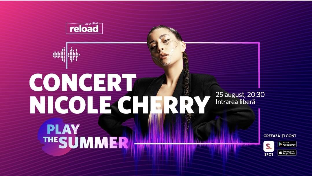 You are currently viewing Concert live! Pe 25 august, Nicole Cherry vine sus pe terasa Ploiești Shopping City