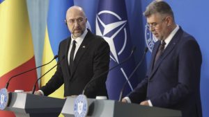 Read more about the article Ciolacu a promis omologului ucrainean dublarea volumului tranzitului de cereale ucrainene prin România