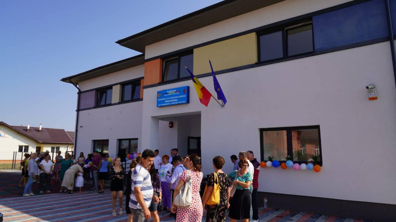 You are currently viewing Astăzi, a fost inaugurată noua grădiniță din satul Românești – Potlogi