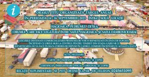 Read more about the article Târgul de toamnă de la Titu se va desfășura, anul acesta, într-o nouă locație
