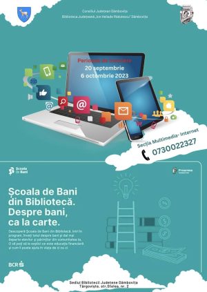 Read more about the article ,,Școala de bani din bibliotecă” – Proiect inedit de educație financiară