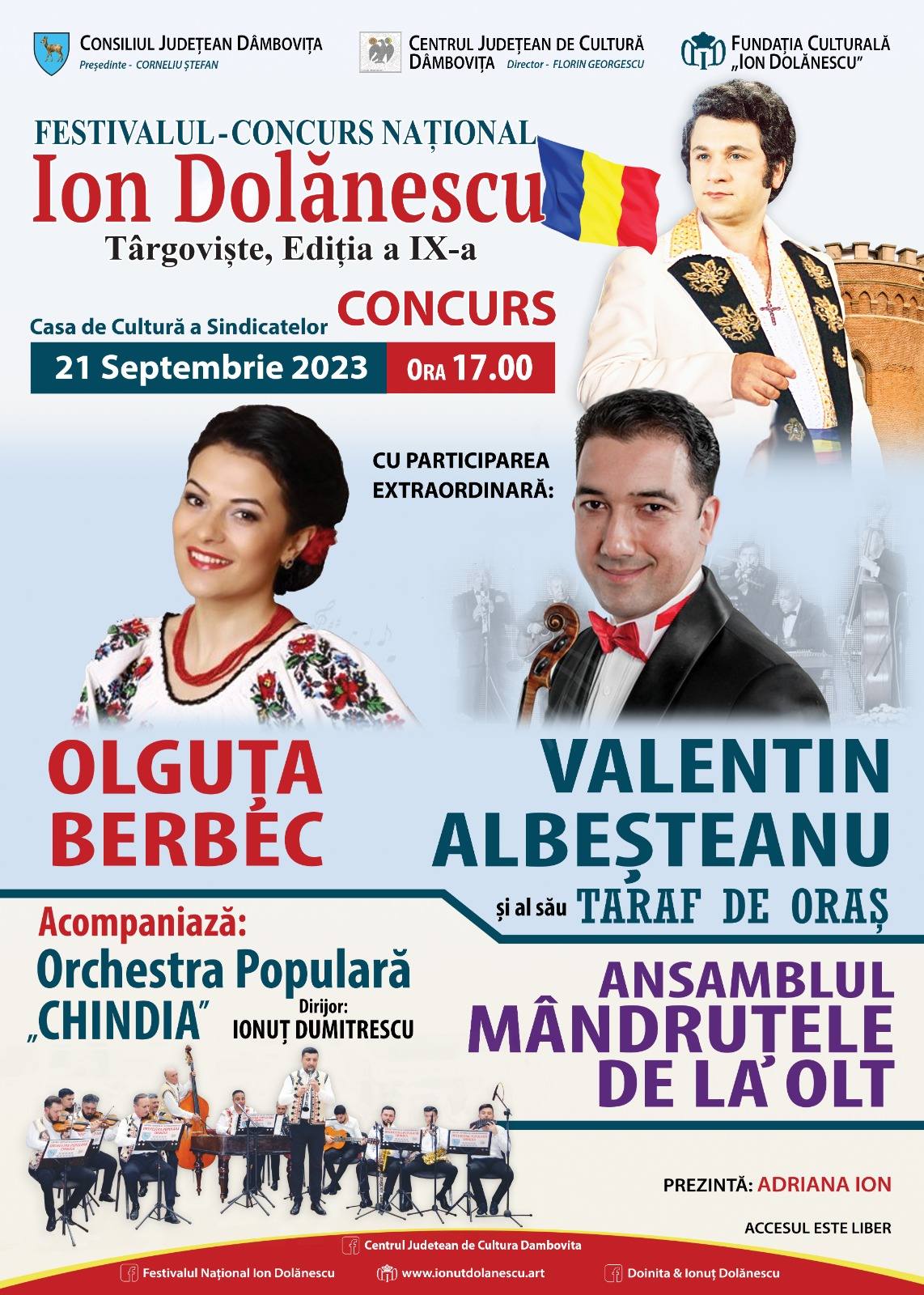 You are currently viewing Astăzi debutează, la Târgoviște, o nouă ediție a Festivalului – Concurs Naţional „Ion Dolănescu”, ediția a IX-a