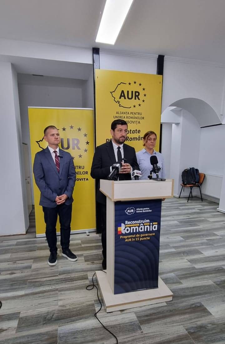 You are currently viewing Marius Lulea, prim-vicepreședinte AUR, în conferință la Târgoviște: Marcel Ciolacu trebuie să plece și există șanse să fie demis
